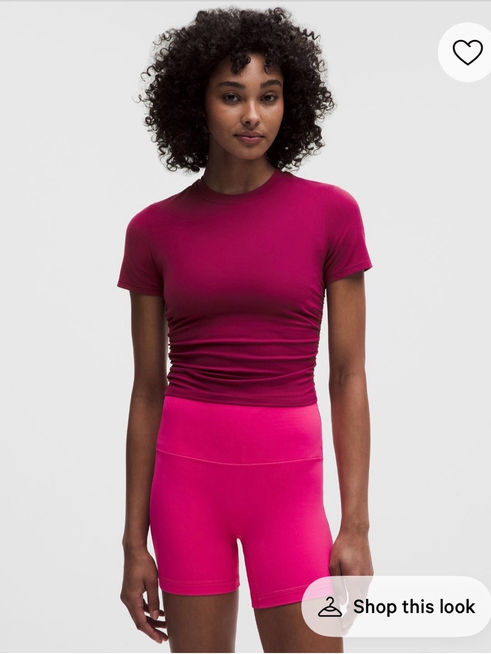 Lululemon All It Takes Nulu Short-Sleeve T-Shirt | Magenta Purple | Size 4